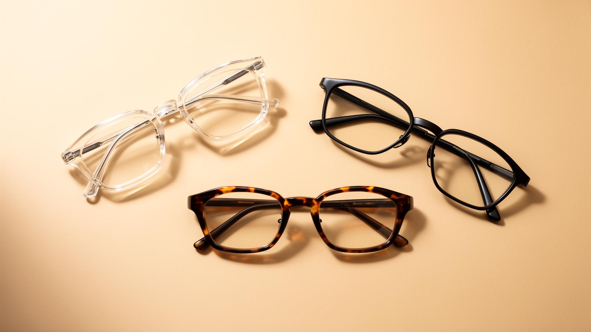 A selection of prescription frames available in store